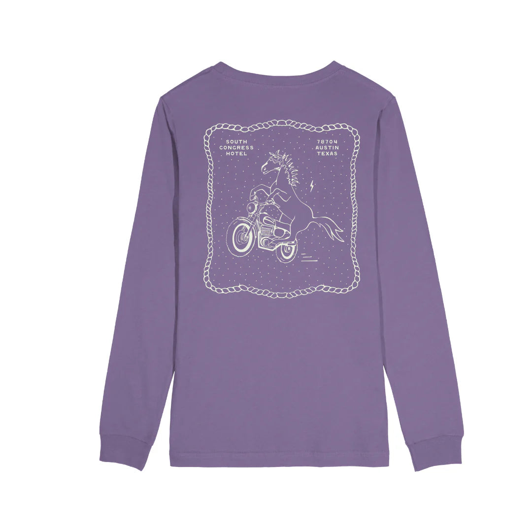 SCH Let's Ride Moto Horsey Long Sleeve Tee