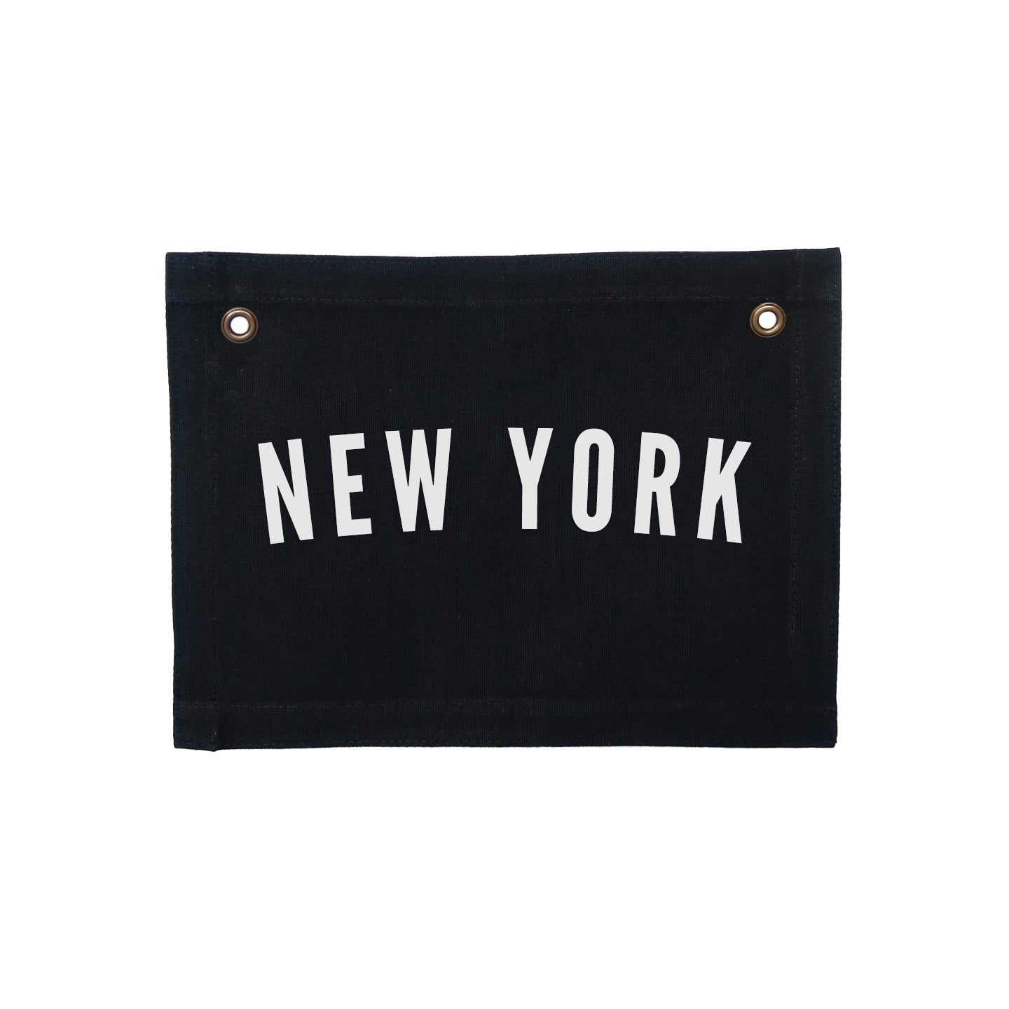 Custom Hometown Small Canvas Flag