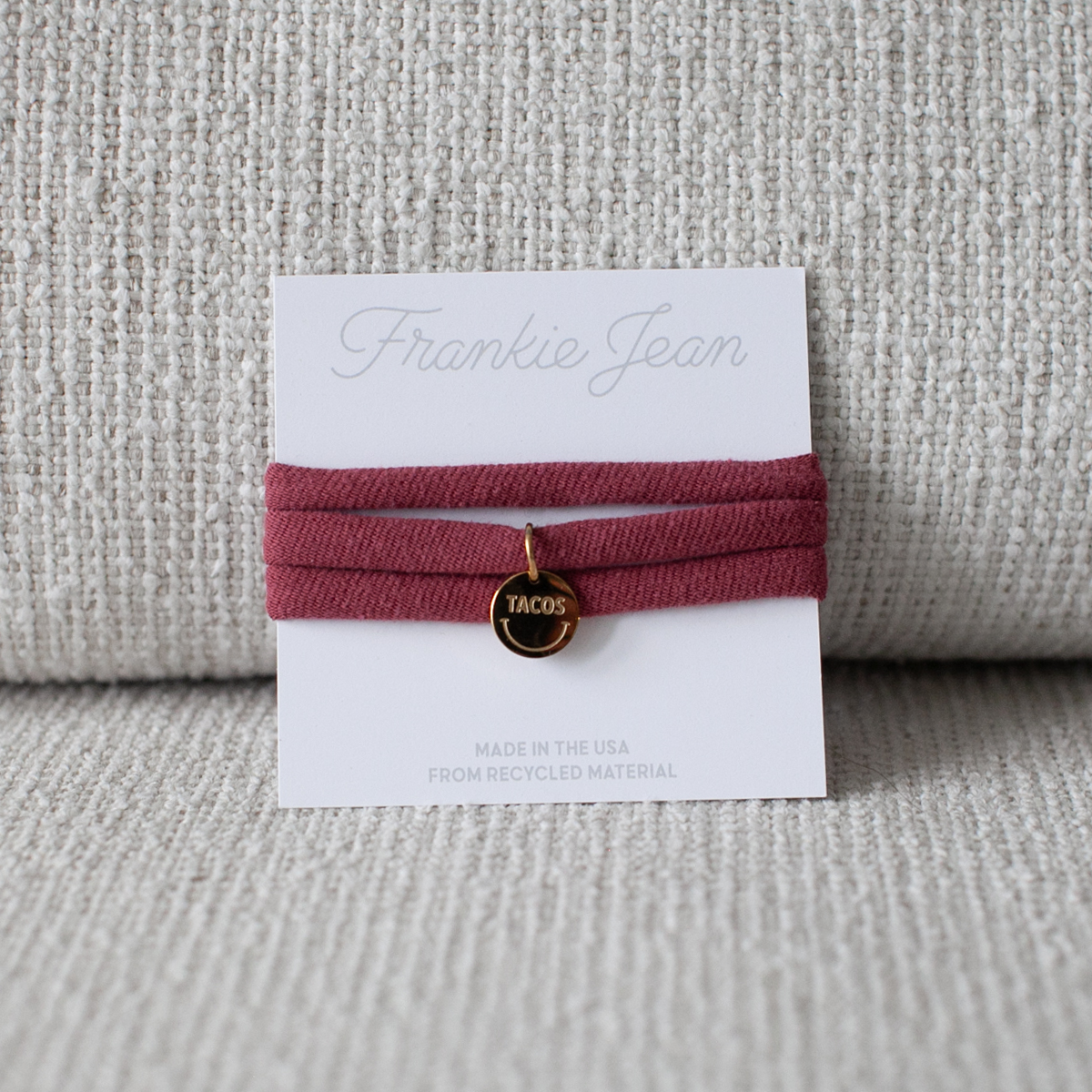 Tacos Smile Recycled Choker