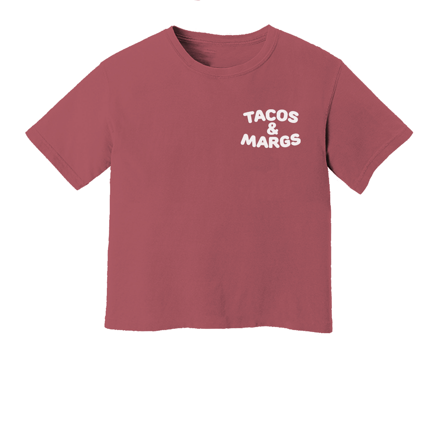 Tacos & Margs Washed Crop Tee