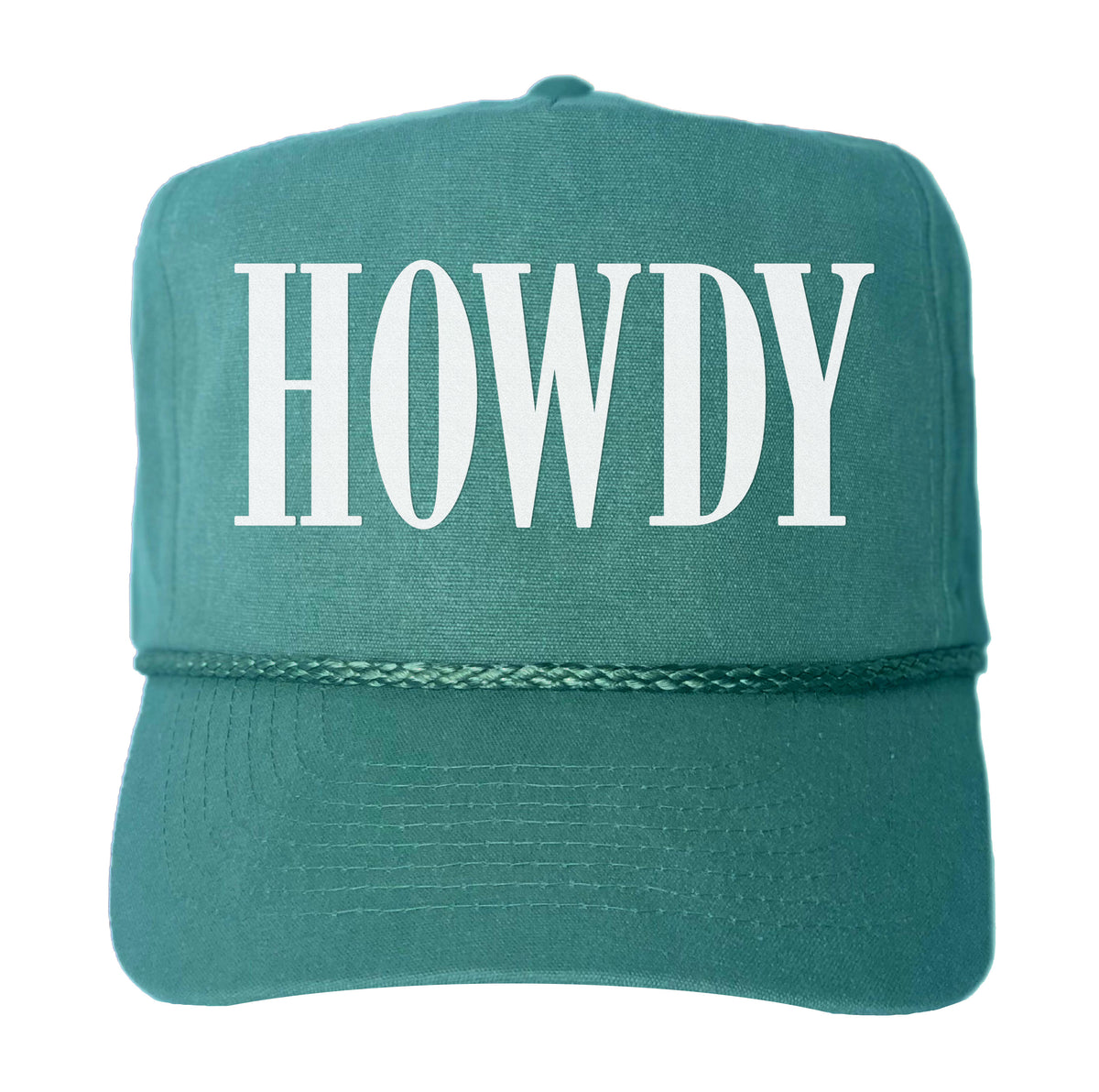 HOWDY Western Canvas Trucker
