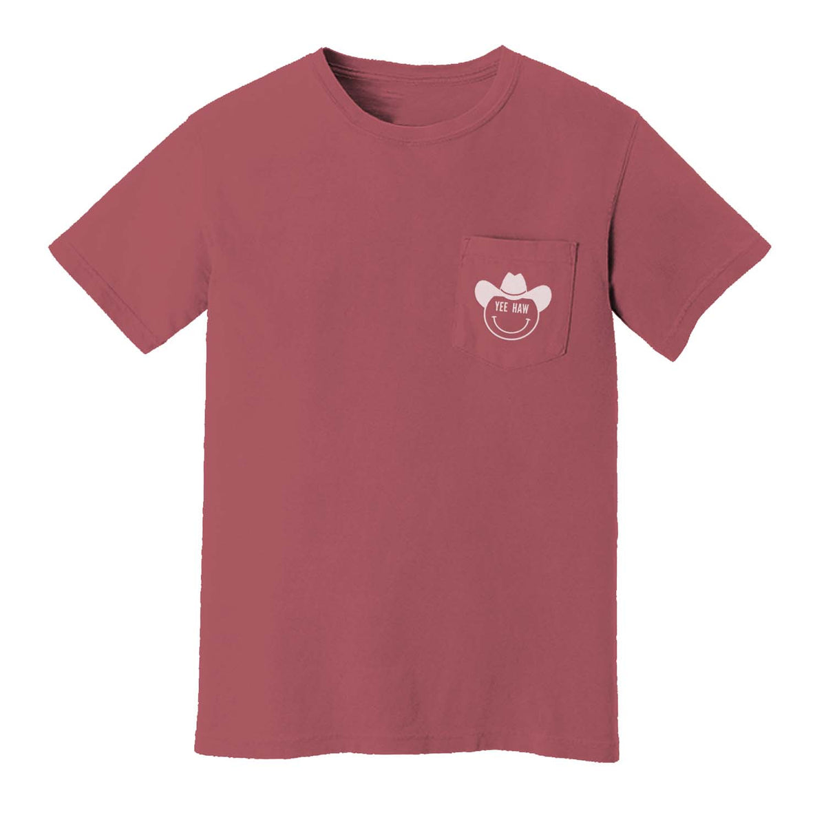 Yee Haw Cowboy Pocket Tee