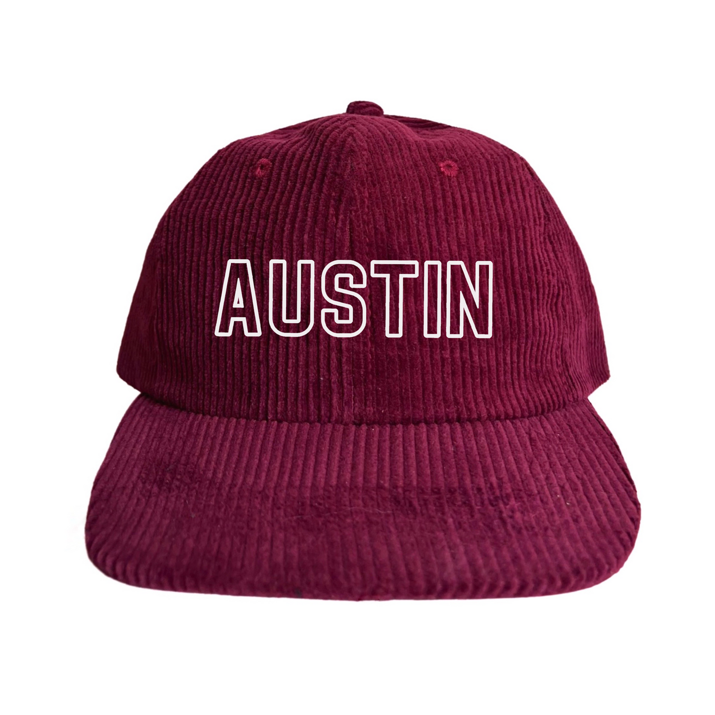 Austin Outline Corduroy Cap