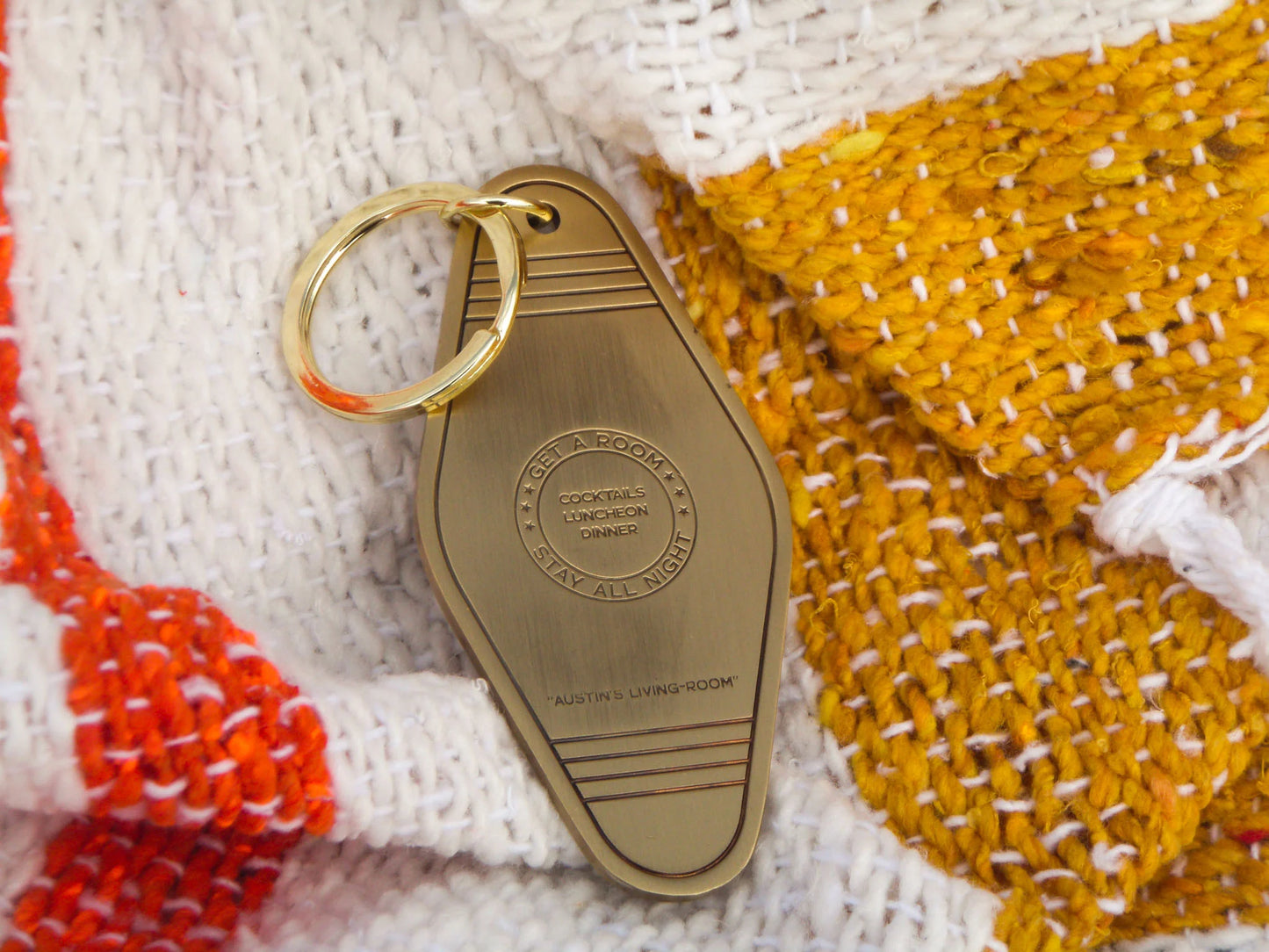 SCH Brass Keychain