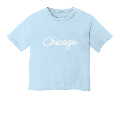 Chicago Washed Crop Tee