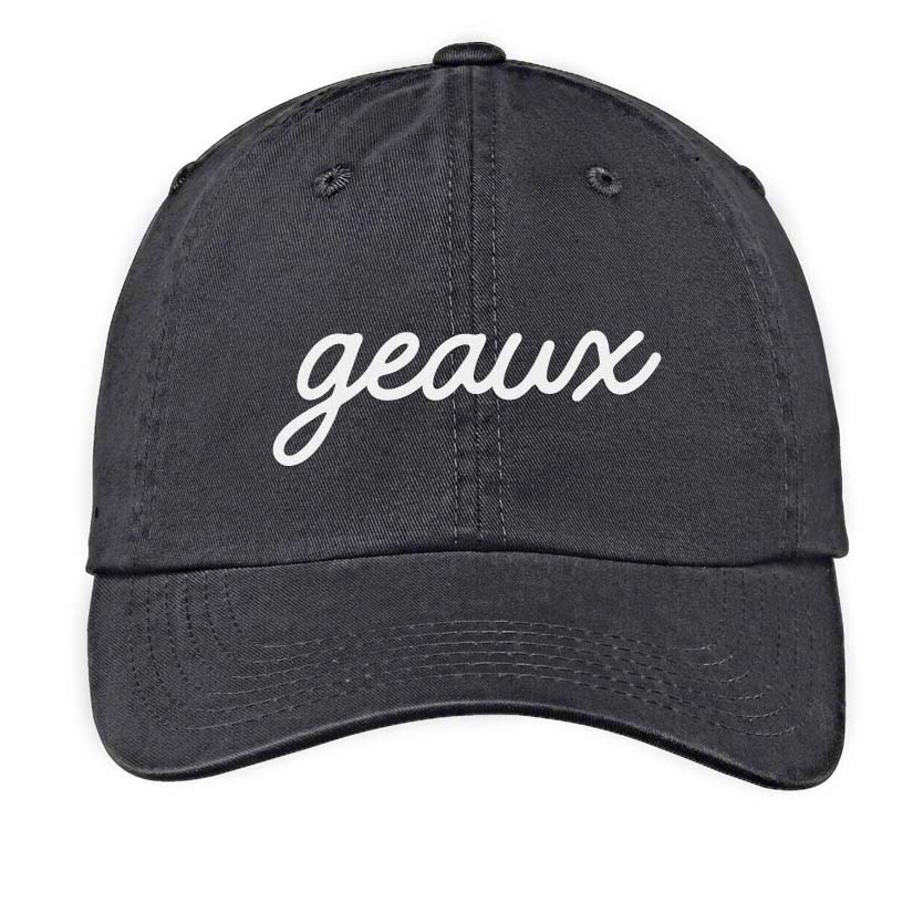 Geaux Cursive Baseball Cap