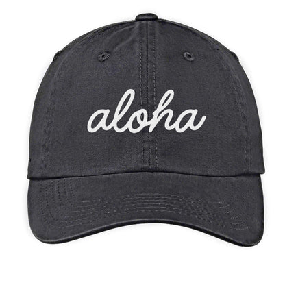 Aloha Cursive Baseball Cap