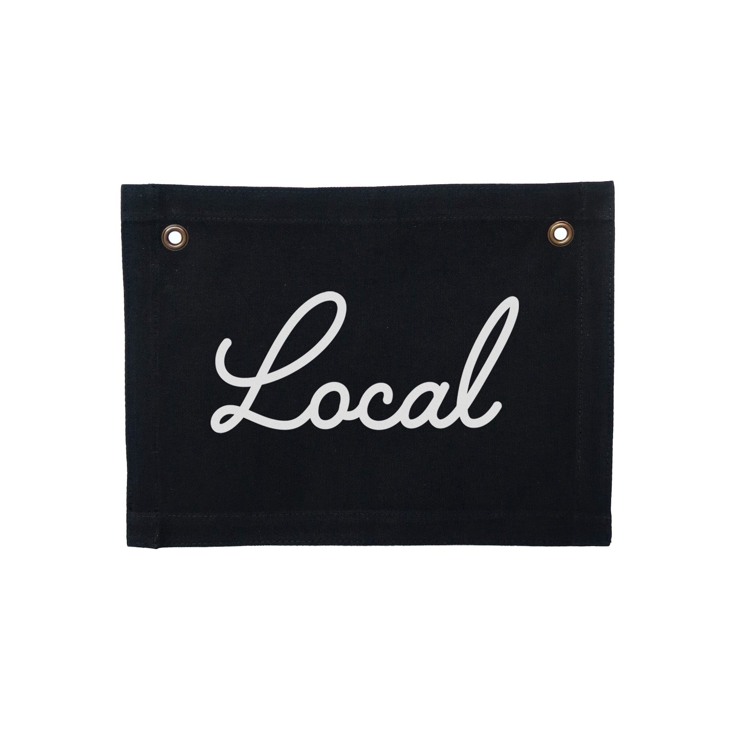 Local Small Canvas Flag