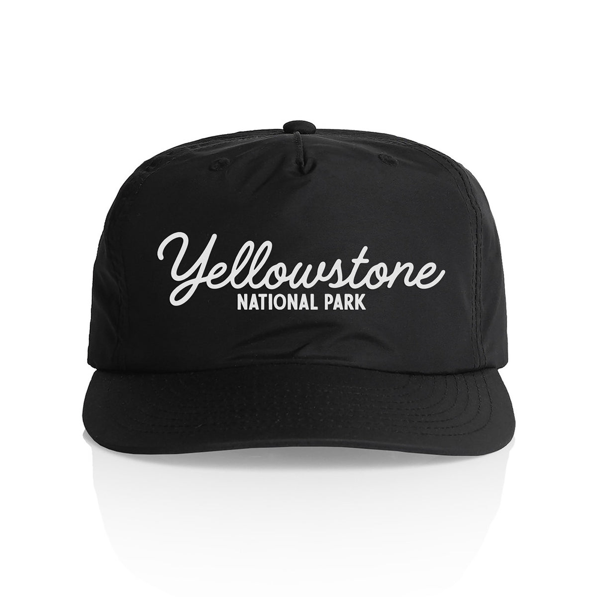 Yellowstone National Park Cursive Nylon Snapback