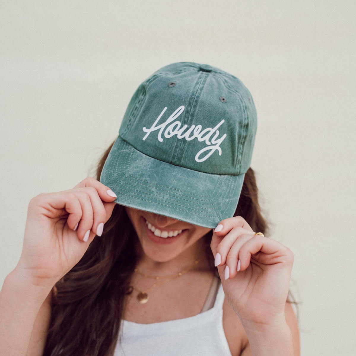 Howdy Cursive Baseball Cap