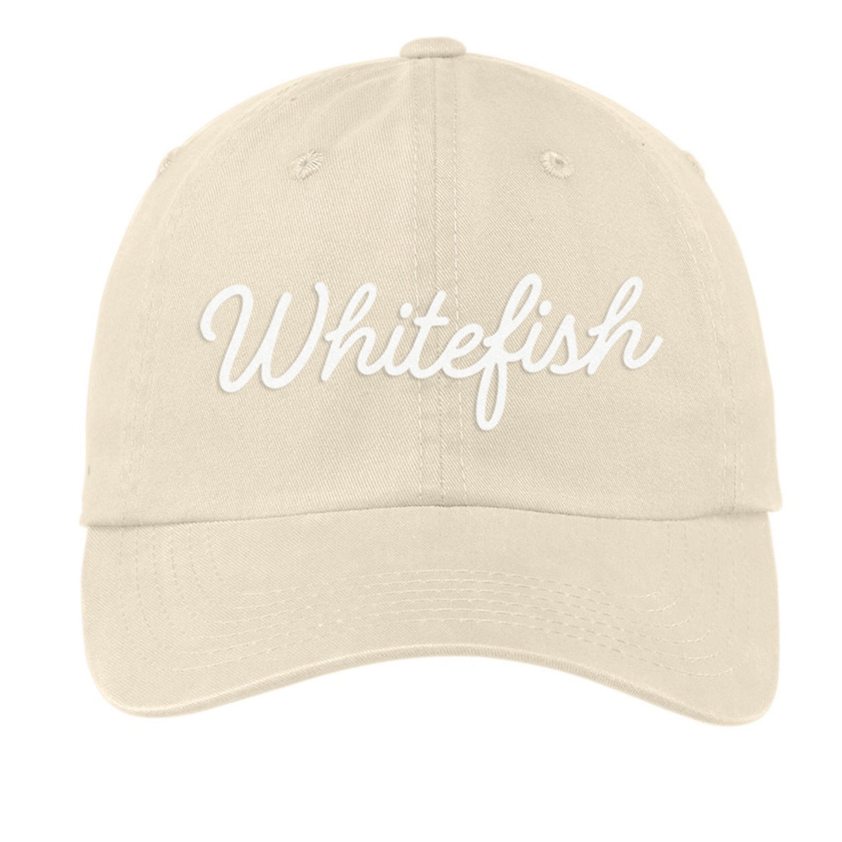Whitefish Cursive Baseball Cap