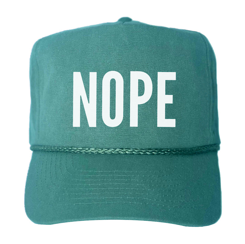 NOPE (2 Inch) Canvas Trucker