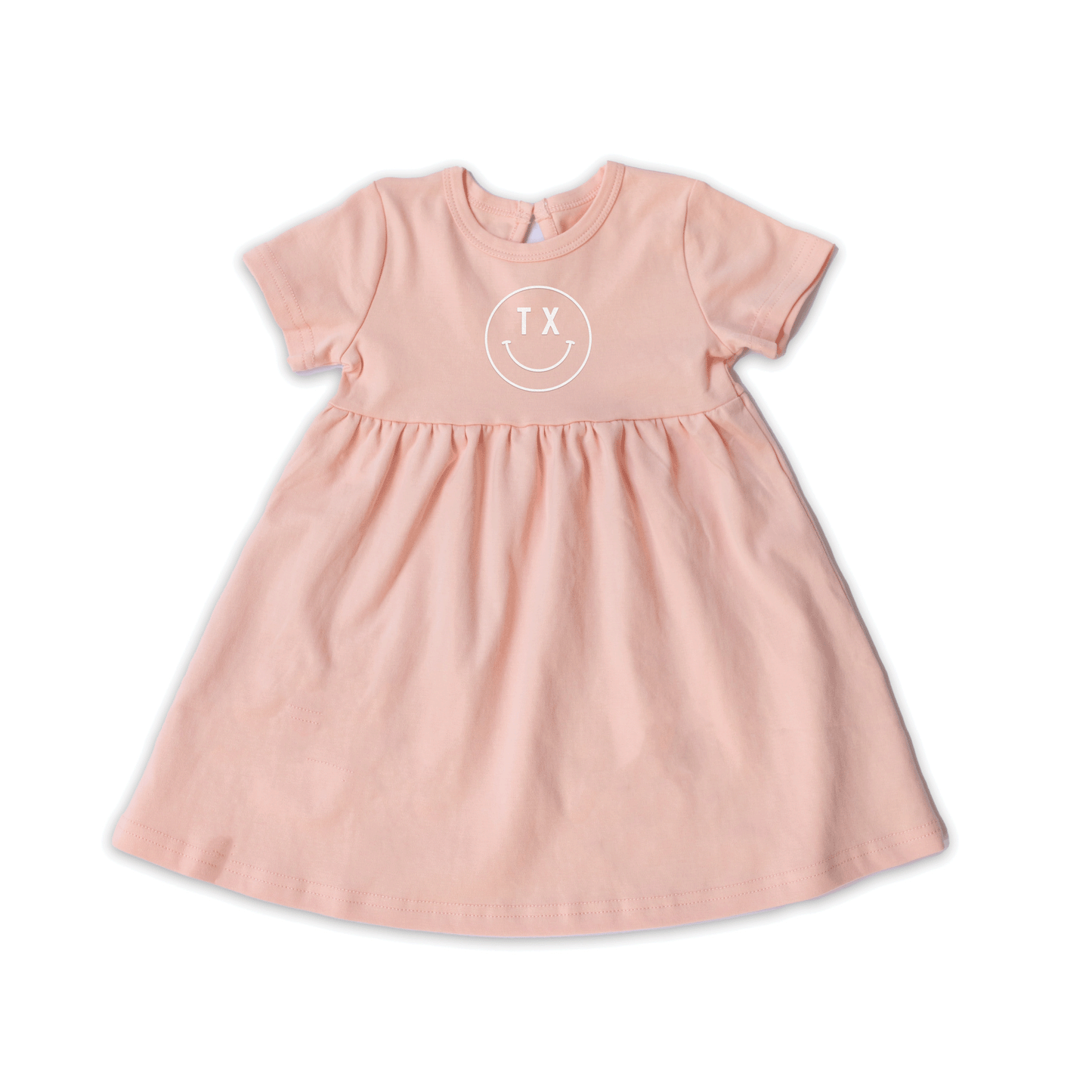 TX Smiley Face Kids Dress