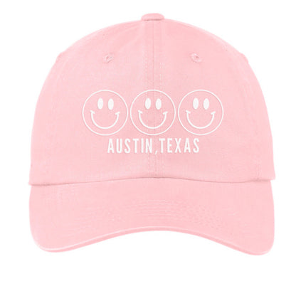 Smile Austin Texas Baseball Cap