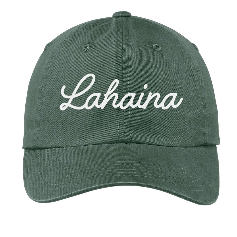 Lahaina Cursive Baseball Cap