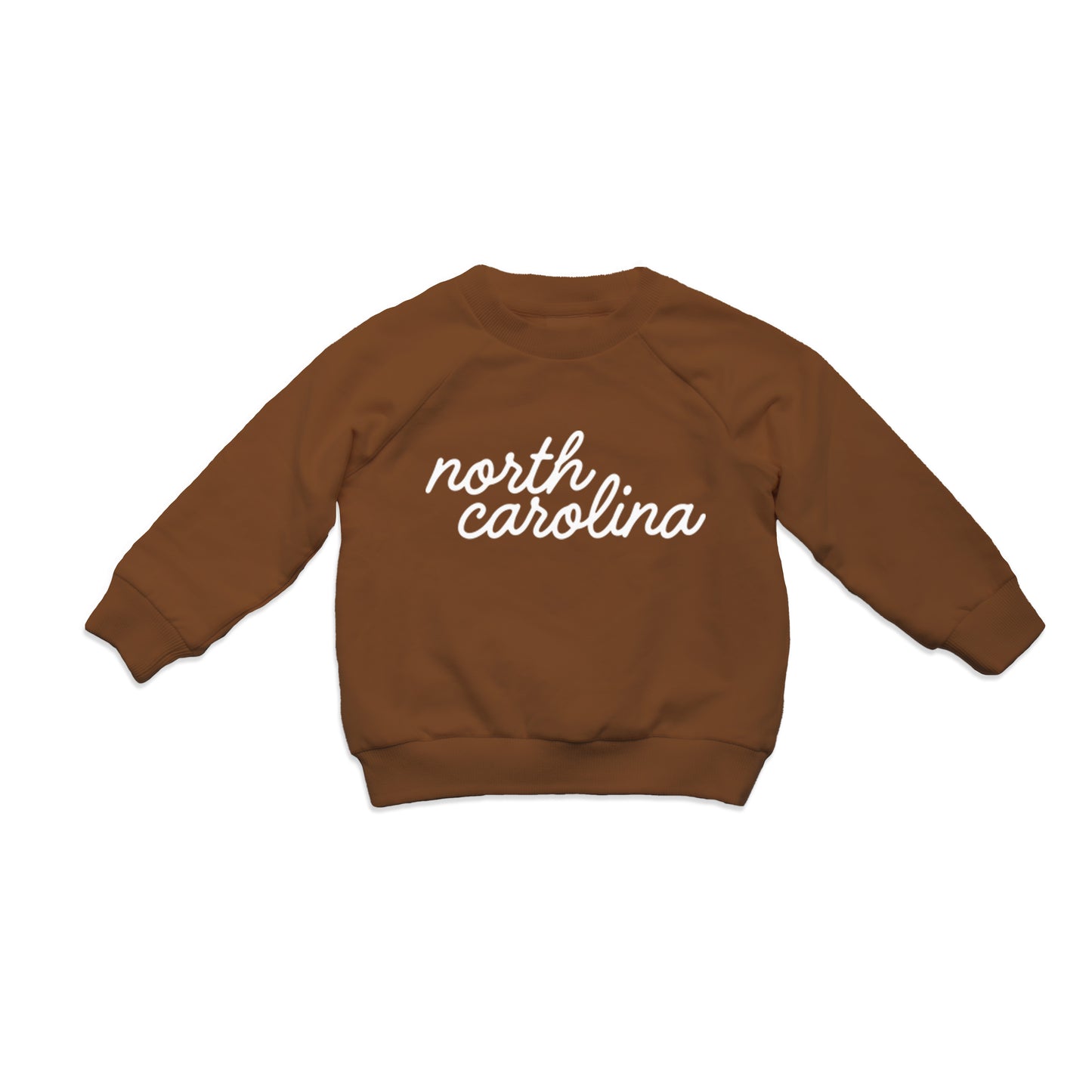 North Carolina Cursive Kids Sweatshirt