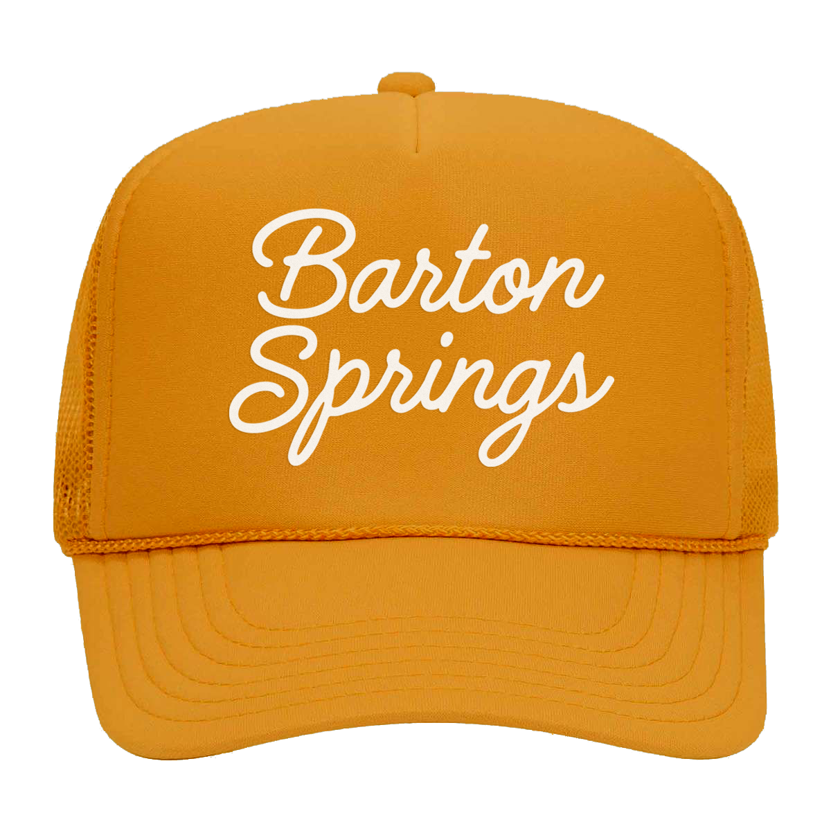 Barton Springs Cursive Foam Snapback