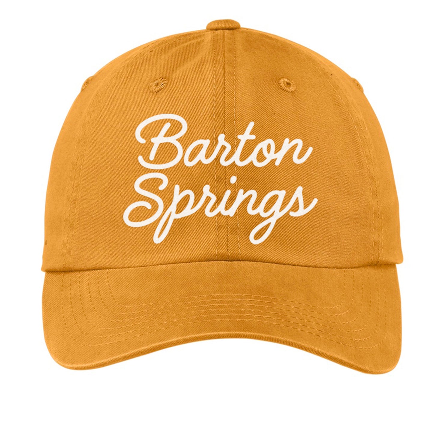 Barton Springs Cursive Baseball Cap