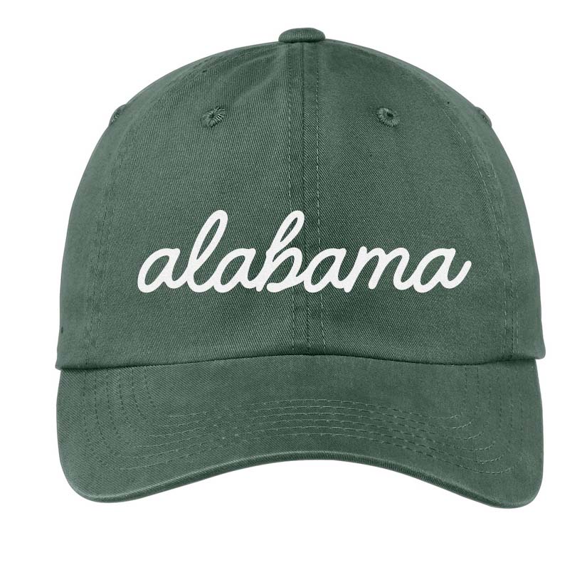 Alabama Cursive Baseball Cap