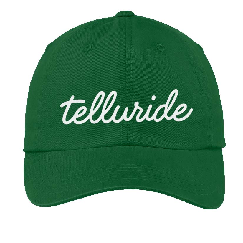 Telluride Cursive Baseball Cap