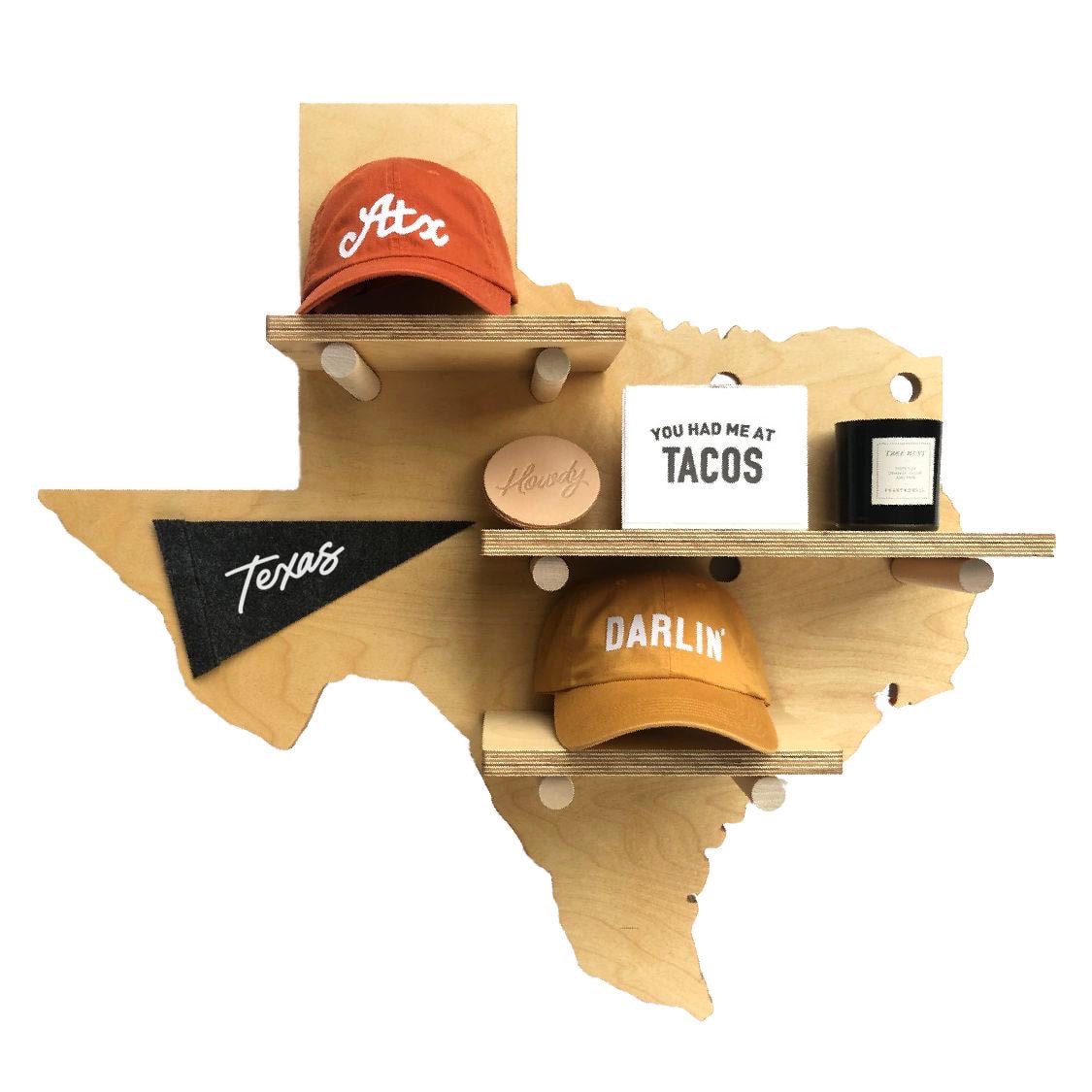 Texas Pegboard Display