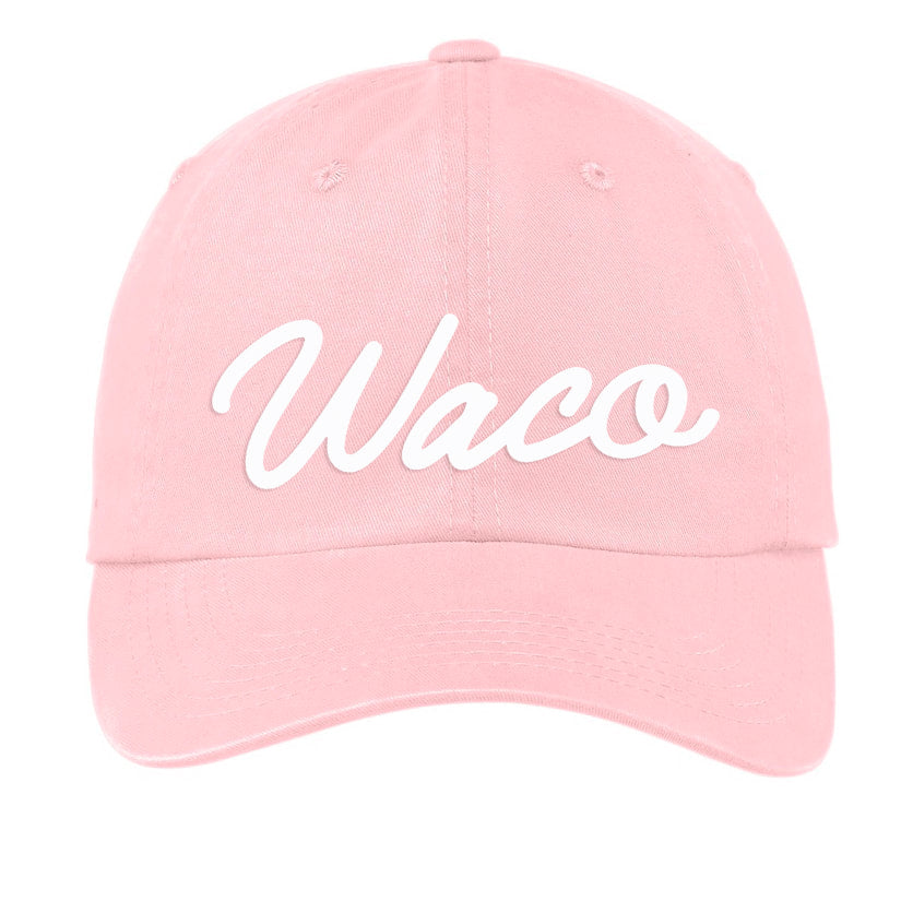 Waco Cursive Baseball Cap