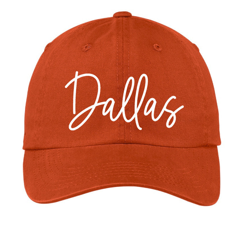 Dallas Cursive Baseball Cap