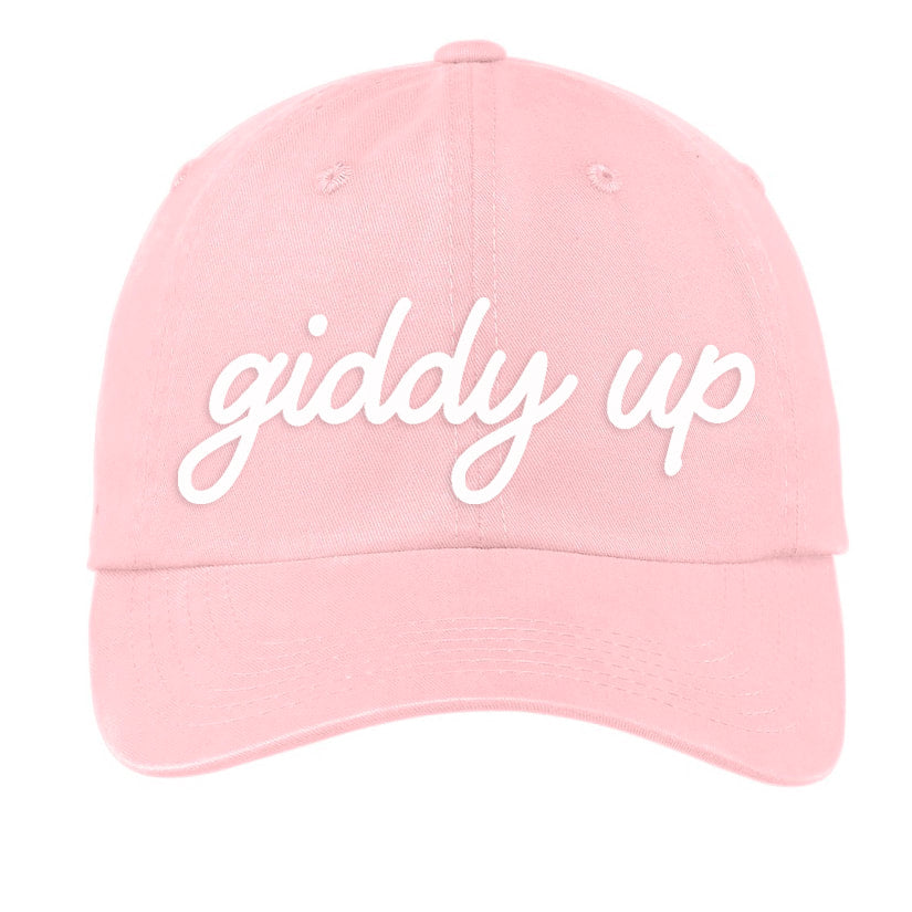 Giddy Up Cursive Baseball Cap