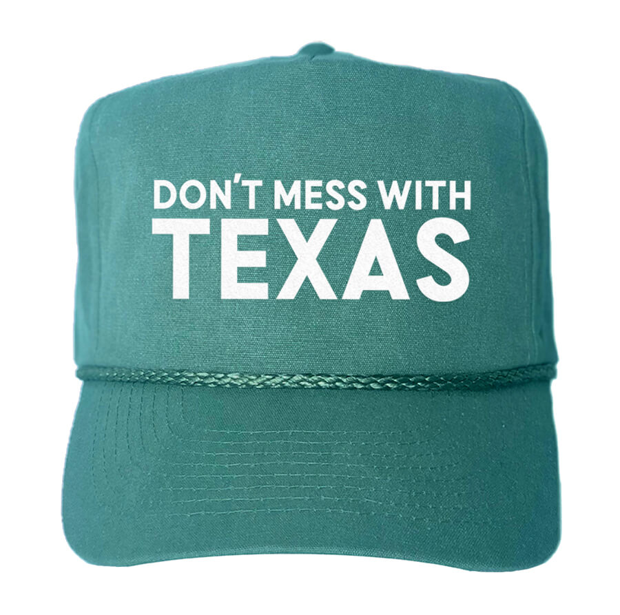 Don't Mess With Texas Canvas Trucker