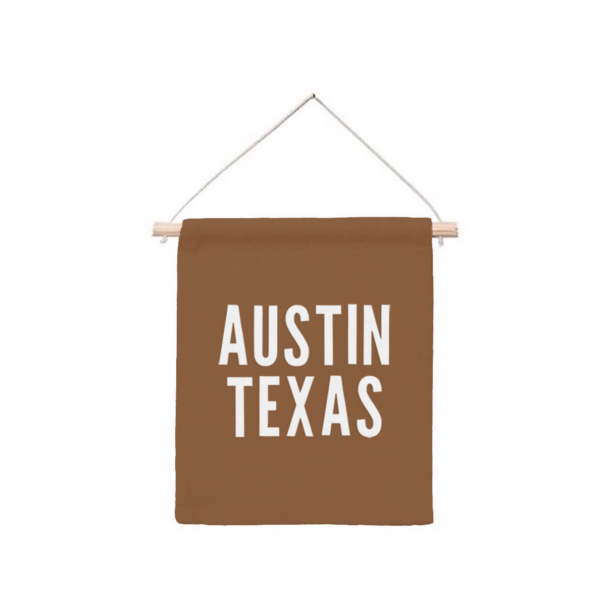 Austin Texas Hanging Canvas Banner