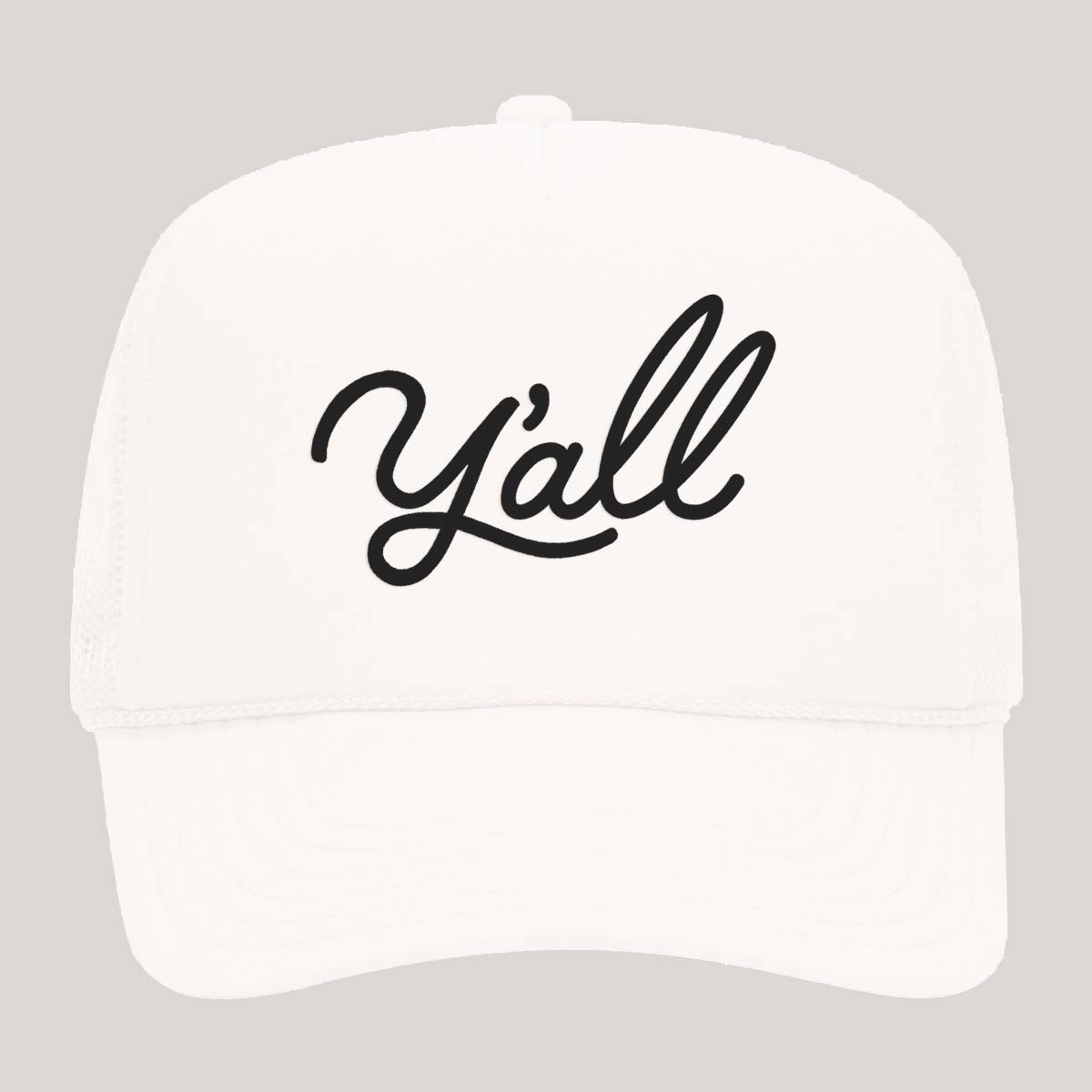 Y'all Cursive Foam Snapback