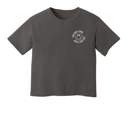 Smile Have a Nice Day Washed Tee