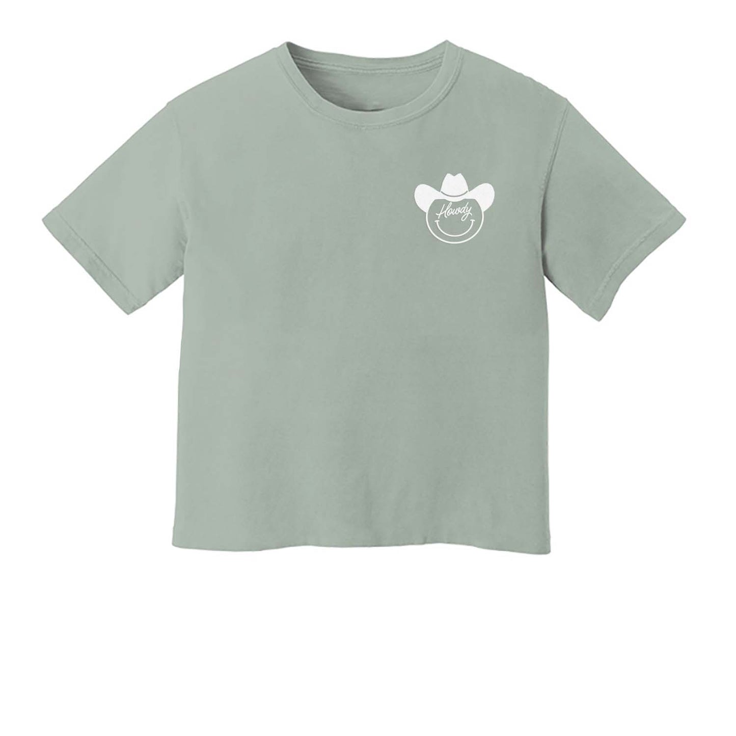 Howdy Cowboy Cursive Washed Tee