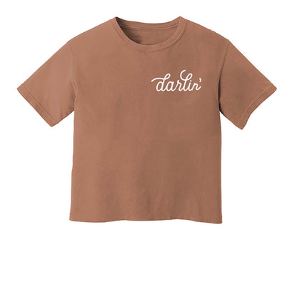 Darlin' Cursive Washed Tee
