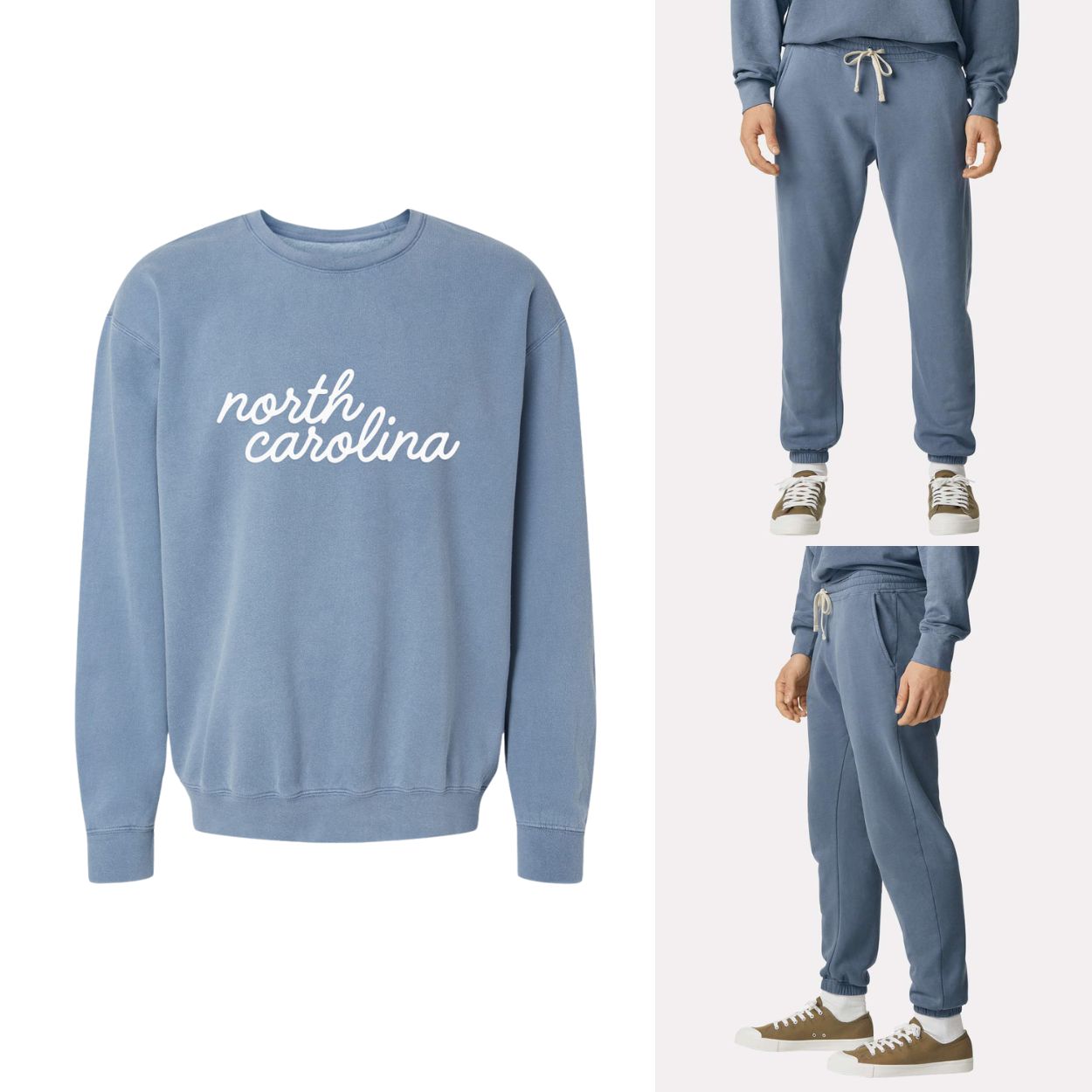 North Carolina Cursive Washed Sweatshirt