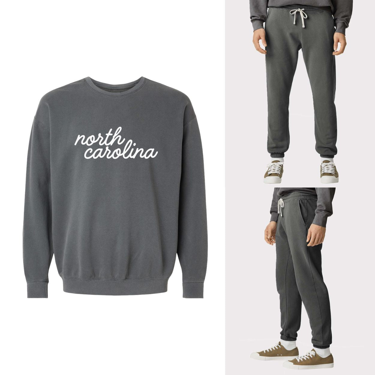 North Carolina Cursive Washed Sweatshirt