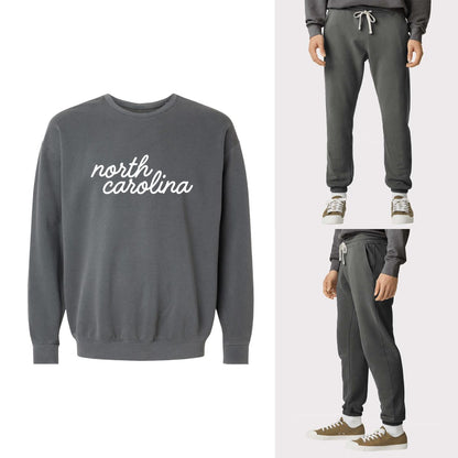 North Carolina Cursive Washed Sweatshirt
