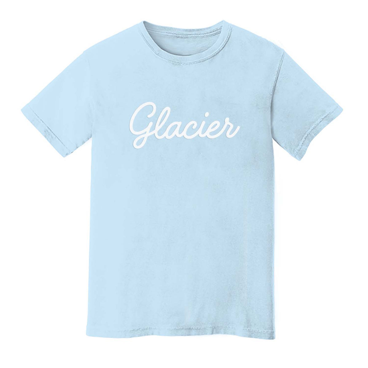 Glacier Cursive Washed Tee