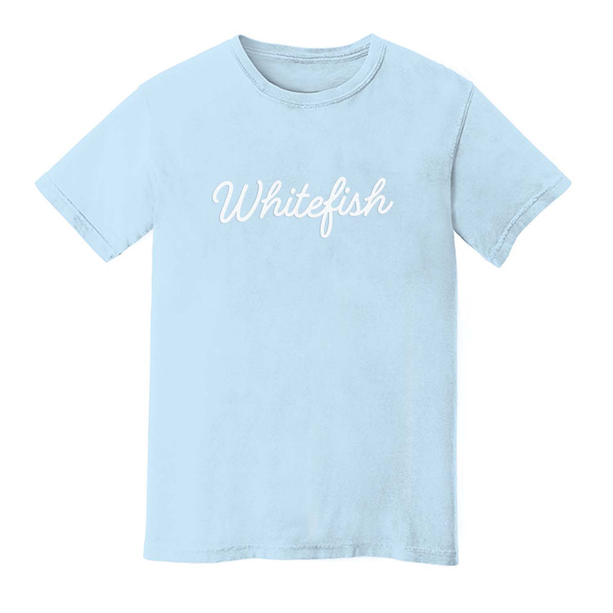Whitefish Cursive Washed Tee