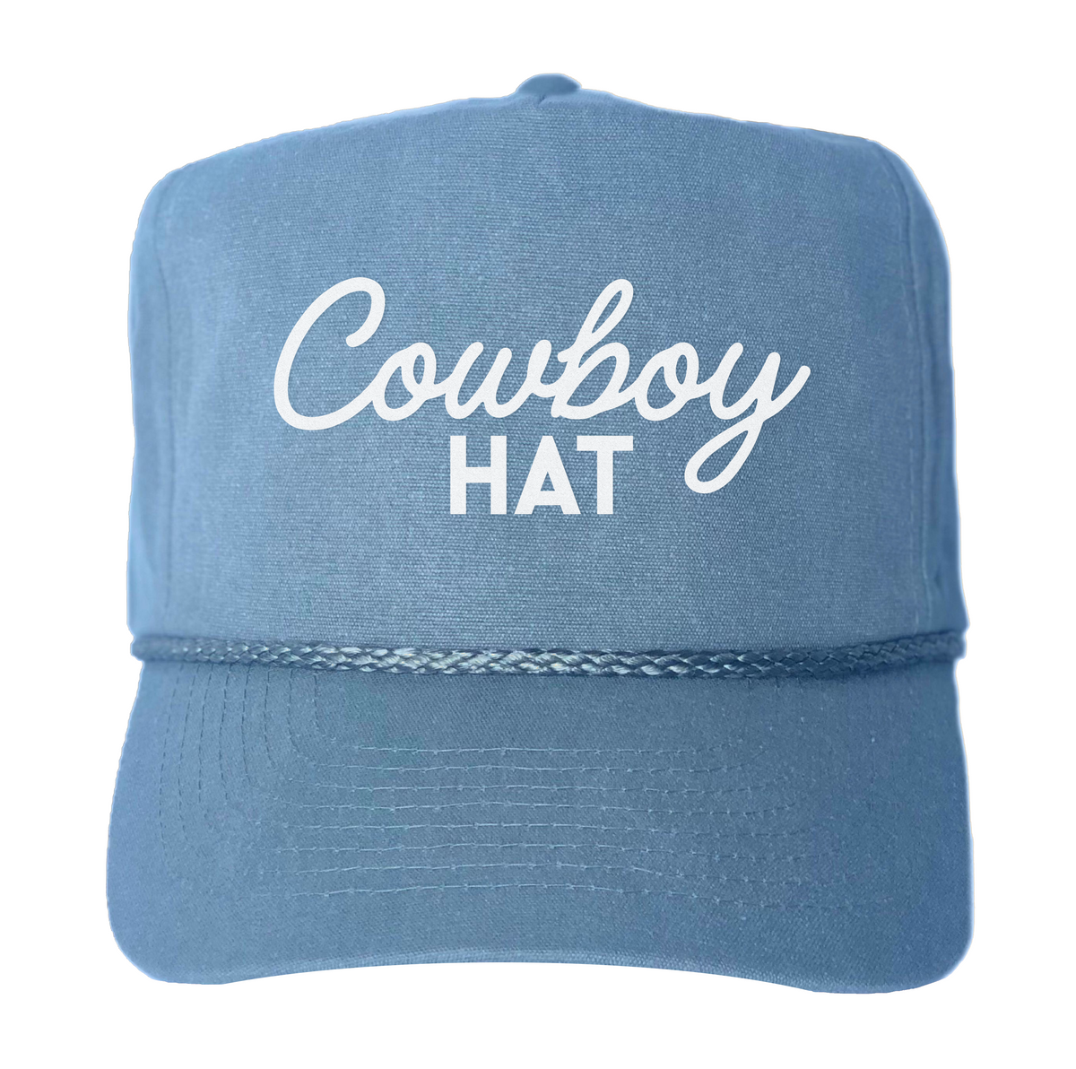 Cowboy Hat Canvas Trucker