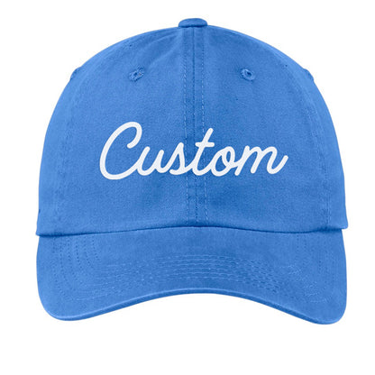 Custom Baseball Cap - Cursive