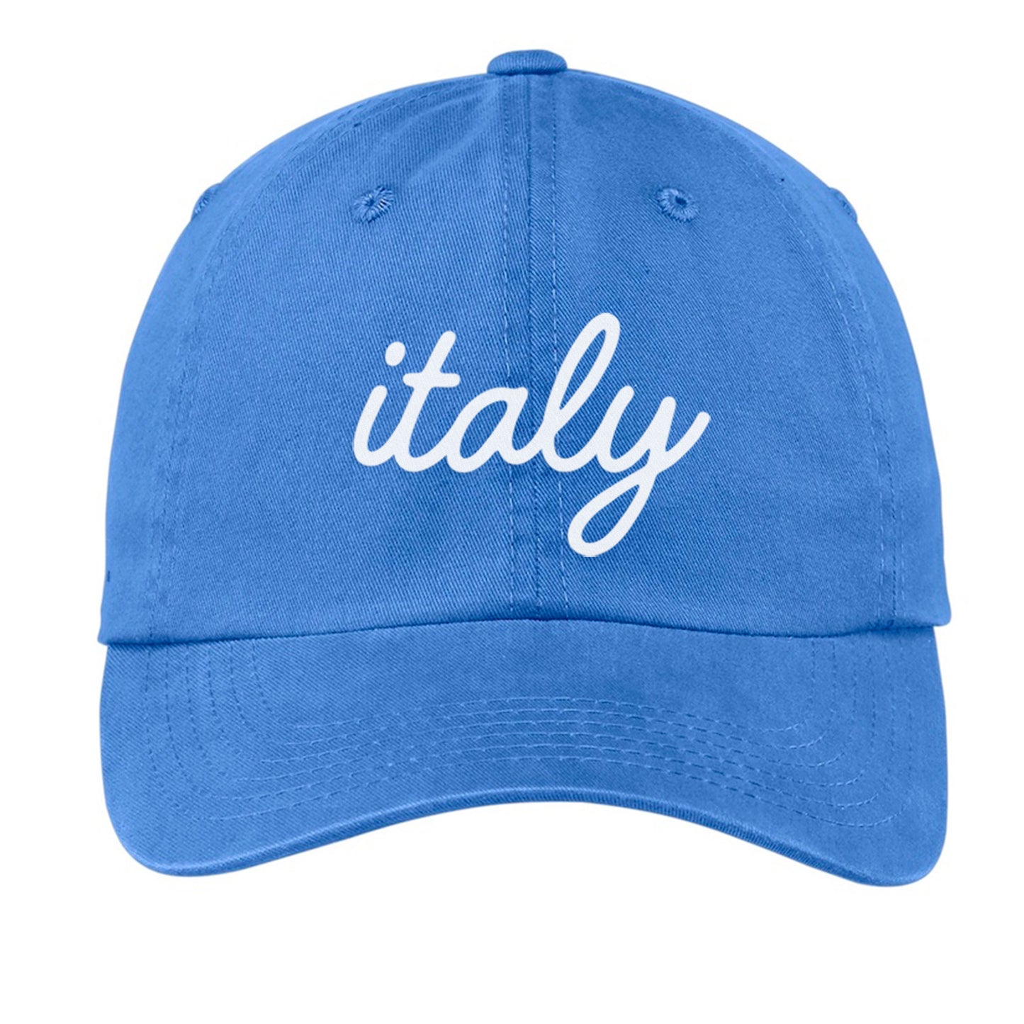Italy Cursive Baseball Cap