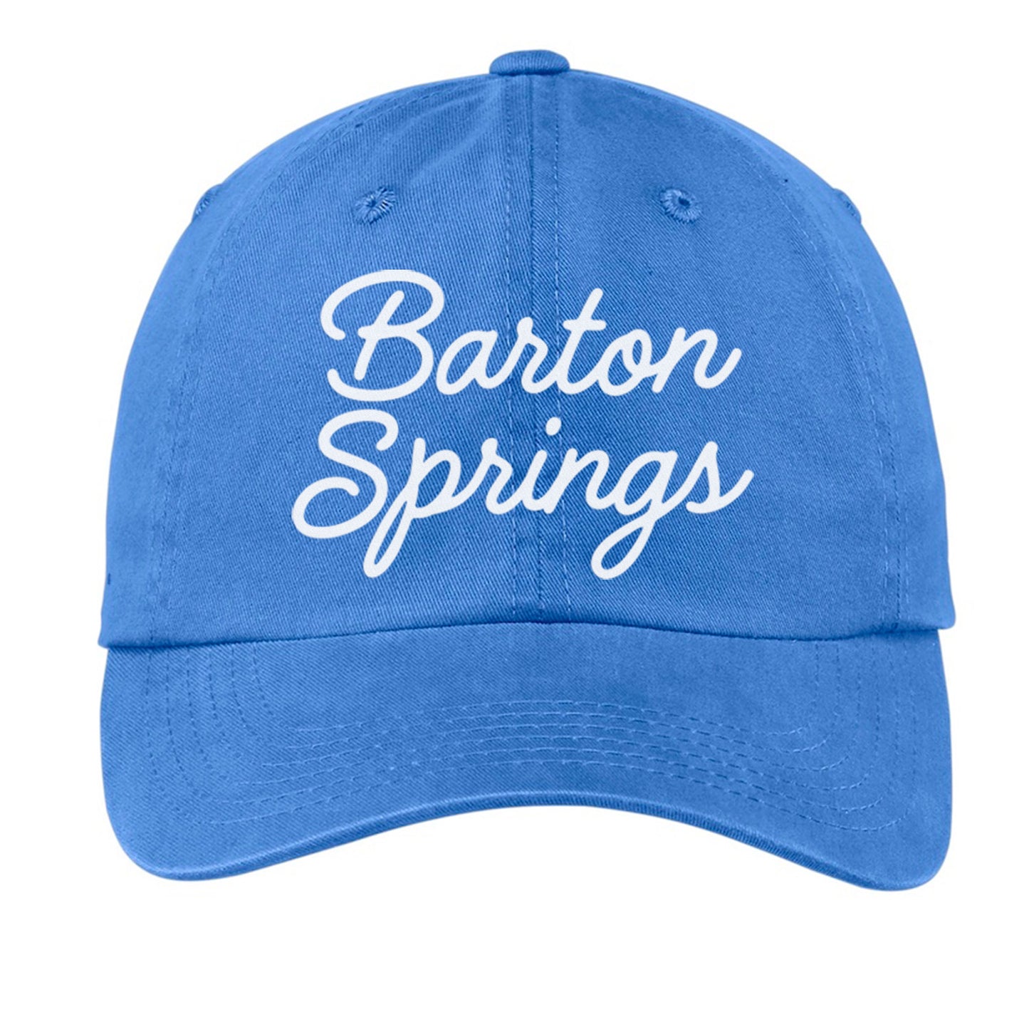 Barton Springs Cursive Baseball Cap