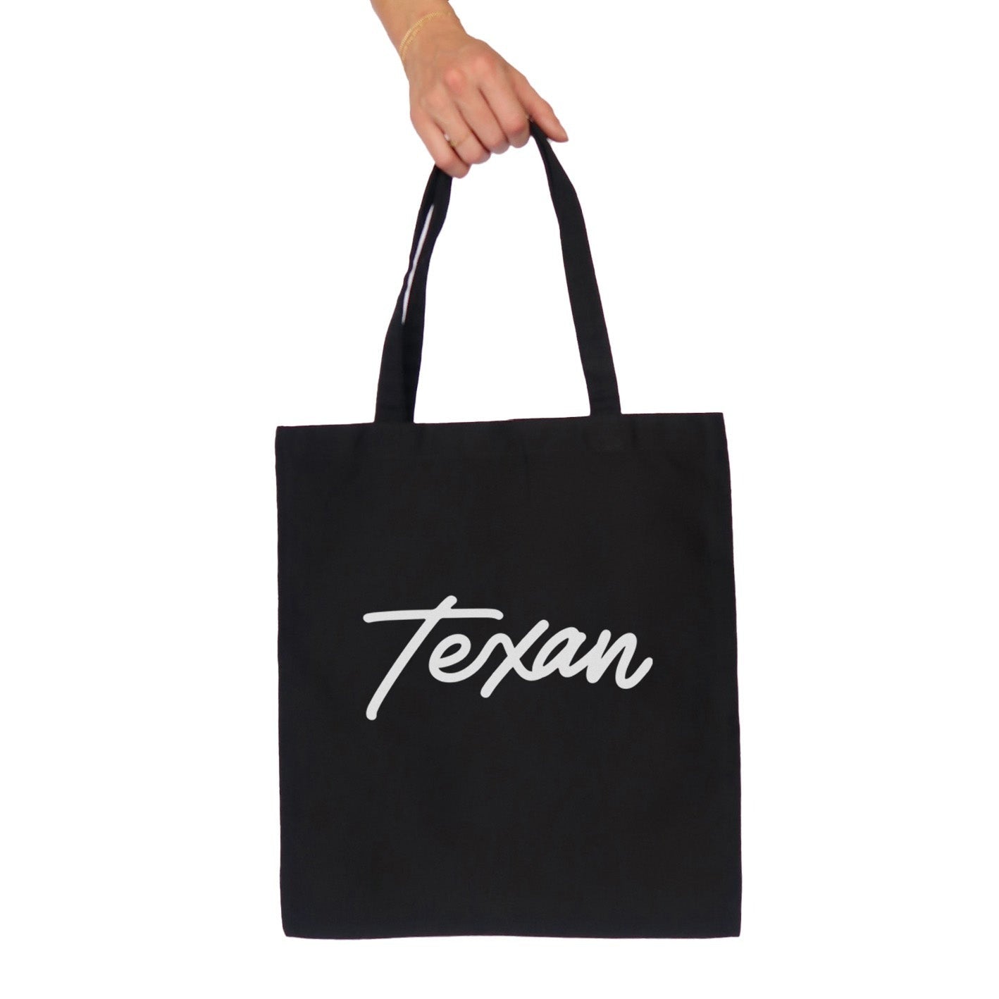 Texan Cursive Tote Bag
