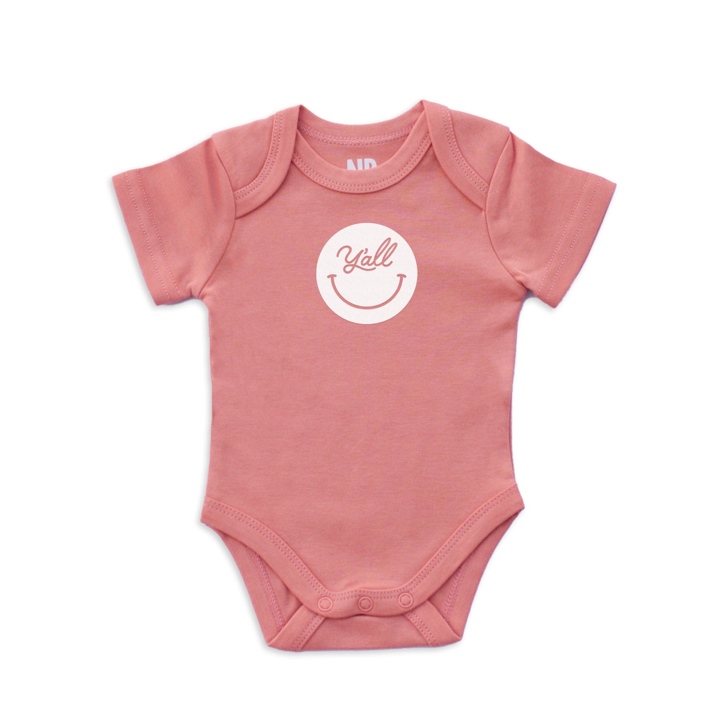 Y'all Cursive Smile Onesie