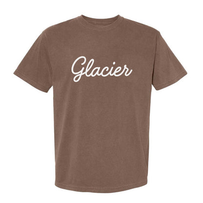 Glacier Cursive Washed Tee