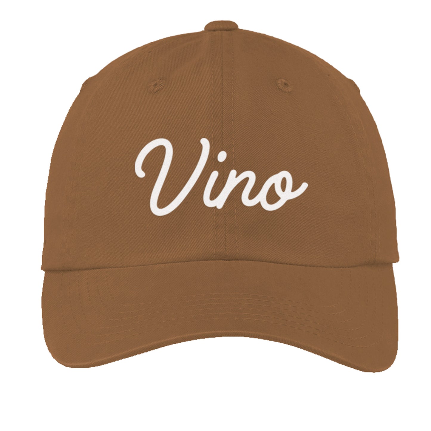 Vino Cursive Baseball Cap