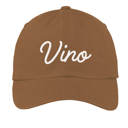 Vino Cursive Baseball Cap
