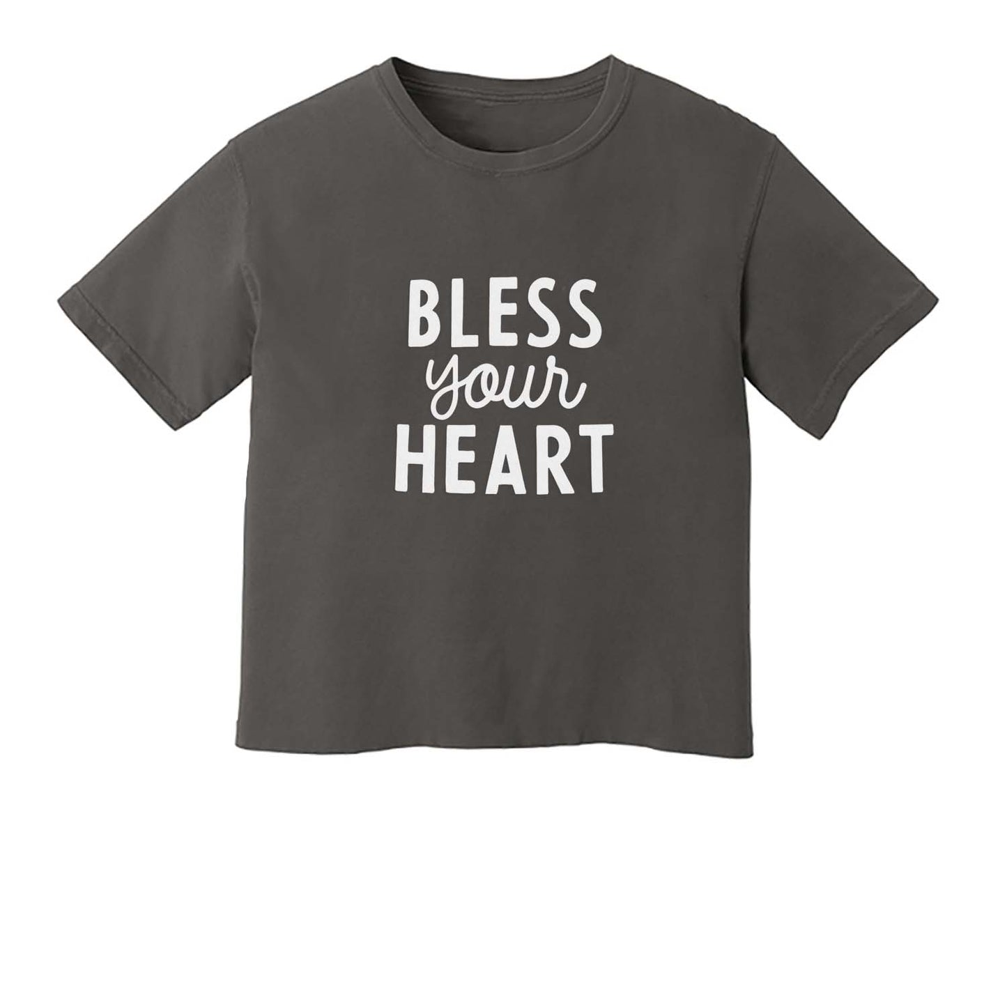 Bless Your Heart Washed Tee - Large Design