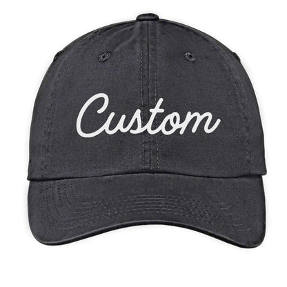 Custom Baseball Cap - Cursive